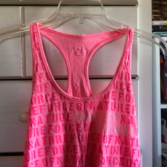 Pink force of nature tank top from under armour - Picture 1 of 4